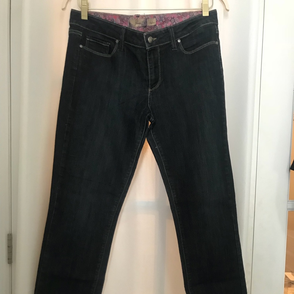 Paige Denim skyline Skinny dark wash jeans